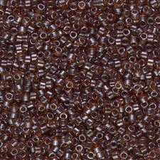 Miyuki delica Beads 11/0 - Transparent dark topaz luster DB-1891